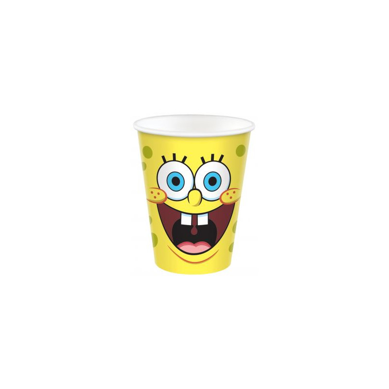 Kubki SpongeBob papier 250 ml