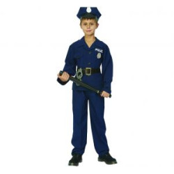 Zestaw Policjant USA (koszula, pasek, spodnie, cza