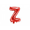 Balon foliowy Litera ''Z'', 35cm, czerwony