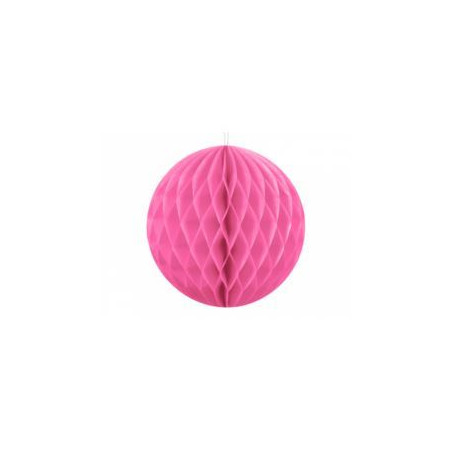 Kula bibułowa, różowy, 30cm