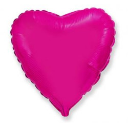 Balon, foliowy 18" FX - "Serce", c.różowy