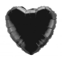 Balon foliowy 18" FX - "Serce" (czarne)