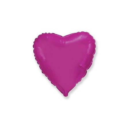 Balon foliowy 18" FX - "Serce" , purpurowy