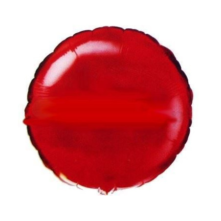 Balon, foliowy 18" FX - "Okrągły" czerwony