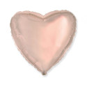 Balon foliowy 18 cali FX - Serce (różowo-złote)