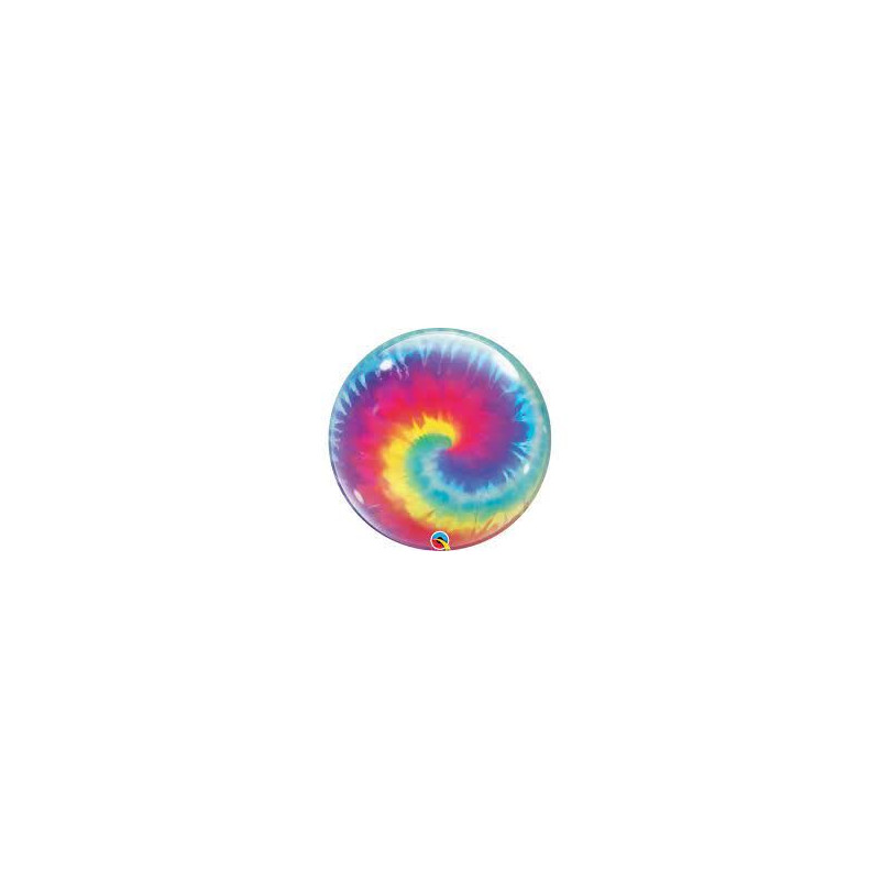 Balon foliowy 22" QL Bubble Tie Dye Swirls