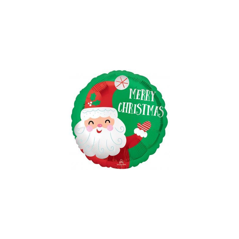 Balon foliowy standard Merry Christmas 45 cm