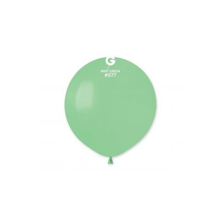 Balony G150 pastel 19" - zielone-miętowe 77/ 5 szt