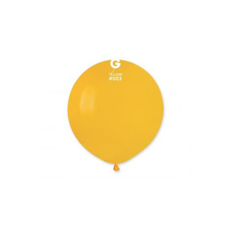 Balony G150 pastel 19" - ciemnożółte 03/ 5 szt.