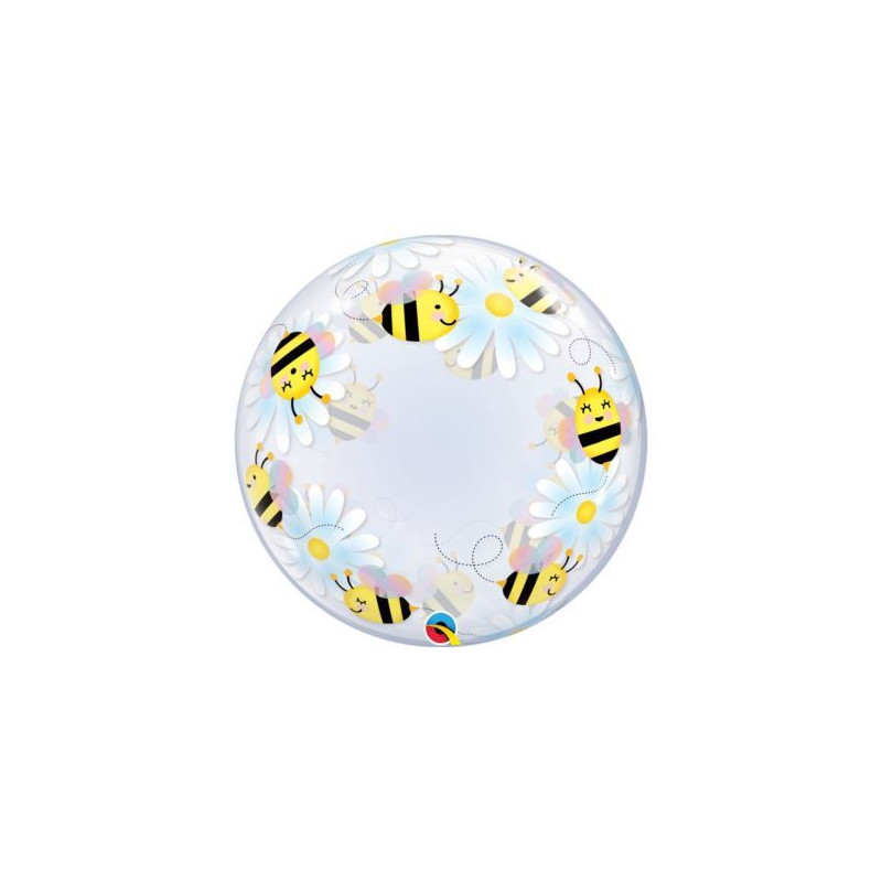 Balon foliowy 24" QL Deco Bubble Sweet Bees & Dais
