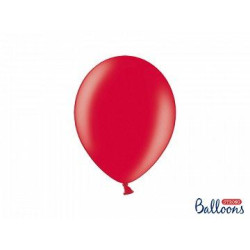 Balony Strong 27cm, Metallic Poppy Red