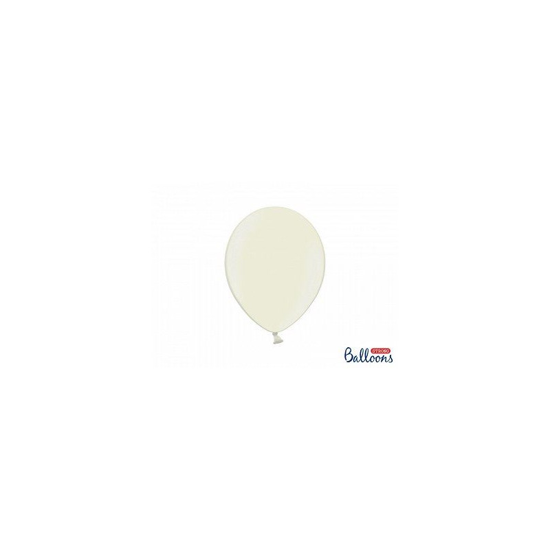 Balony Strong 27cm, Metallic Light Cream