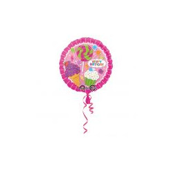 Balon foliowy HAPPY BIRTHDAY urodziny słodki bufet