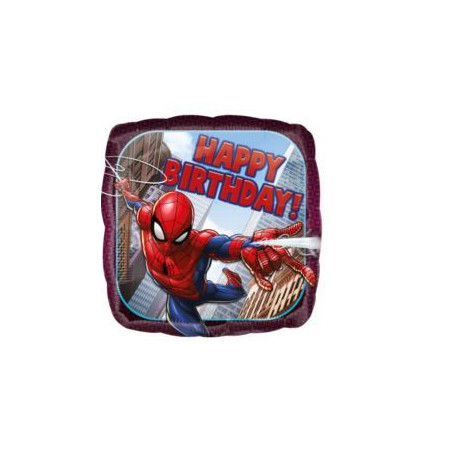 Balony foliowe standard "Spiderman Happy Birthday"