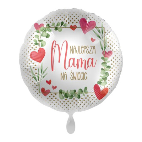 Balon foliowy 18'' (43 cm) Amscan, Najlepsza Mama