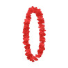 Naszyjnik hawajski, czerwony, 100 cm