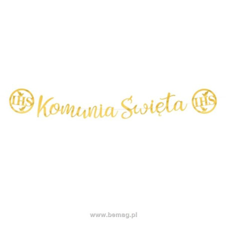 Banner Komunijny Komunia Święta 150 cm