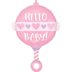 Standard Shape Baby Girl  balon foliowy