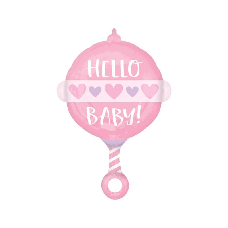 Standard Shape Baby Girl  balon foliowy