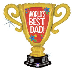 Balon Grabo 33'' Worlds Best Dad Trophy