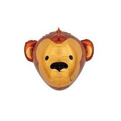 Balon foliowy Małpa 59cm x 58cm trójwymiarowy