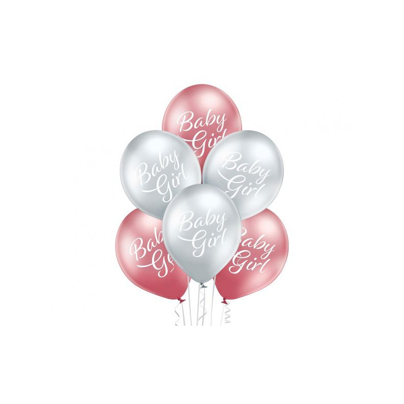 Balony 12" Baby Girl , 6 szt.