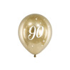 Balony Glossy 30cm, 90, złoty