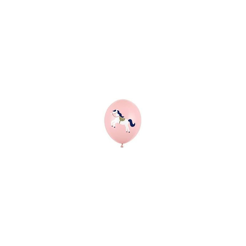 Balony 30 cm, Konik, Pastel Pale Pink