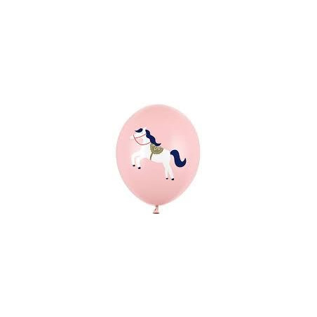 Balony 30 cm, Konik, Pastel Pale Pink