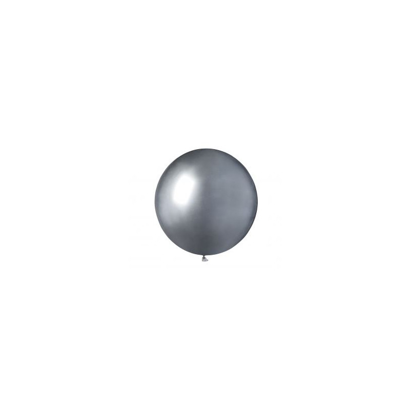 Balony GB150 shiny 19 cali - srebrne/ 5szt