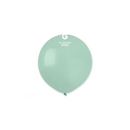 Balony G150 pastel 19" - turkusowo-zielone 5szt