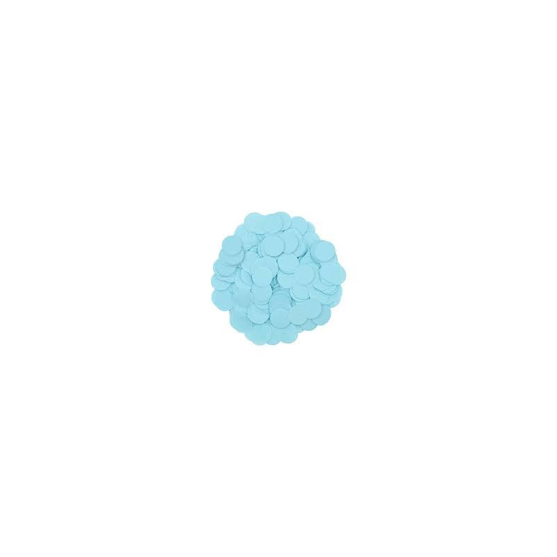 Konfetti papierowe 15 g - niebieskie