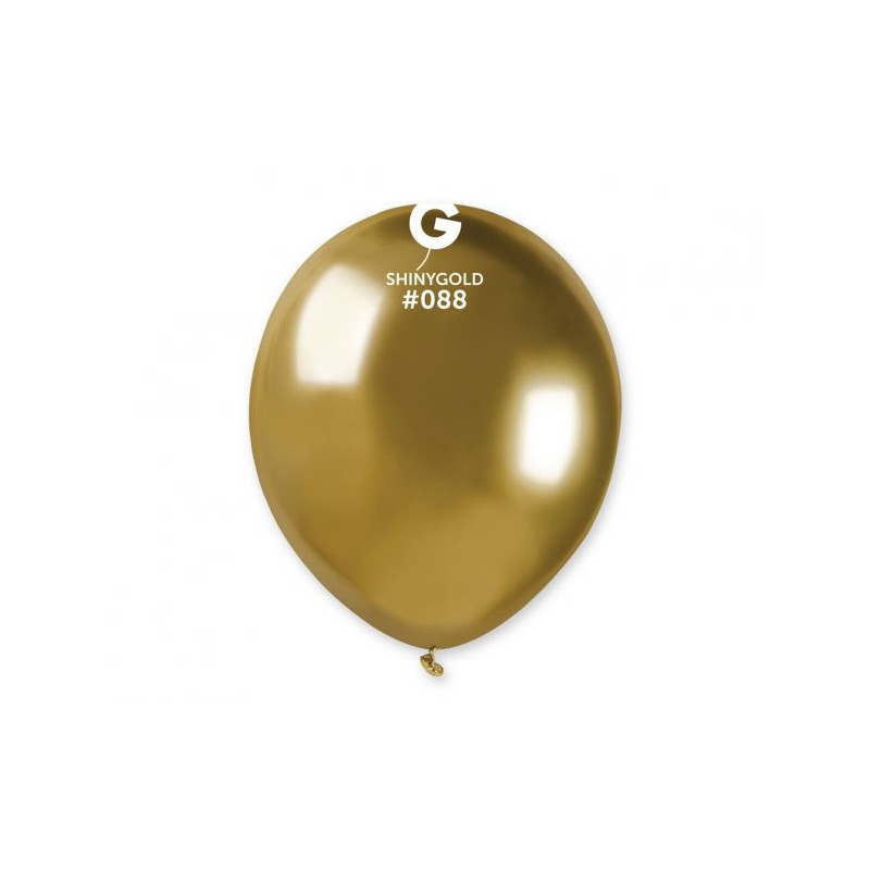 Balony AB50 shiny 5 cali - złote/ 100 szt.