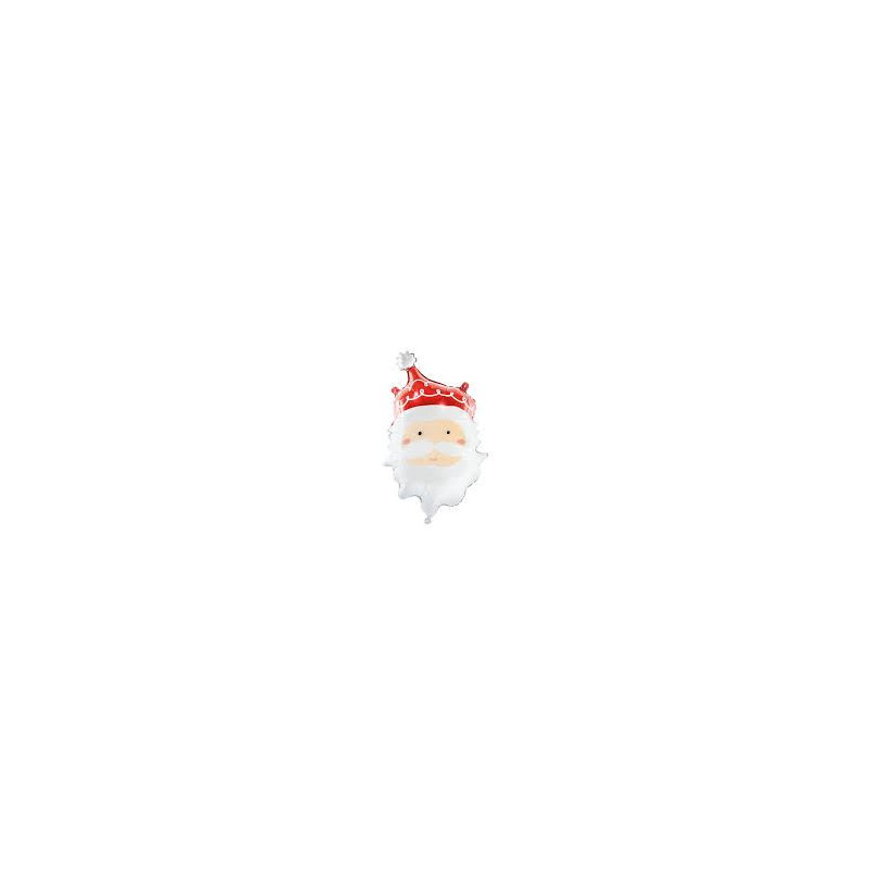 Balon foliowy Mikołaj, 37x60cm, mix