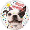 Standard "Happy Birthday Dog" Balon foliowy okragl