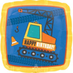 Standard Construction Birthday balon foliowy