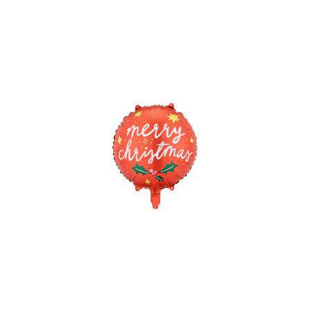 Balon foliowy Merry Christmas, 45 cm, mix