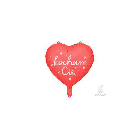 Balon foliowy Serce ''Kocham Cię'', 45 cm, mix