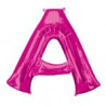 Balon foliowy Litera "A" różowy,93x86 cm