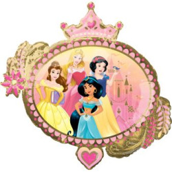 Balon foliowy Księżniczki Disney ramka 86cm x 81cm