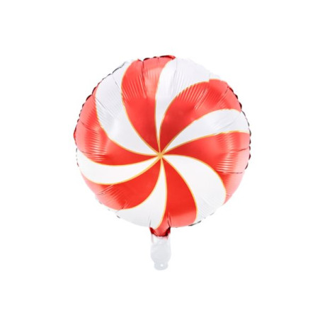 Balon foliowy Cukierek, 35cm, czerwony