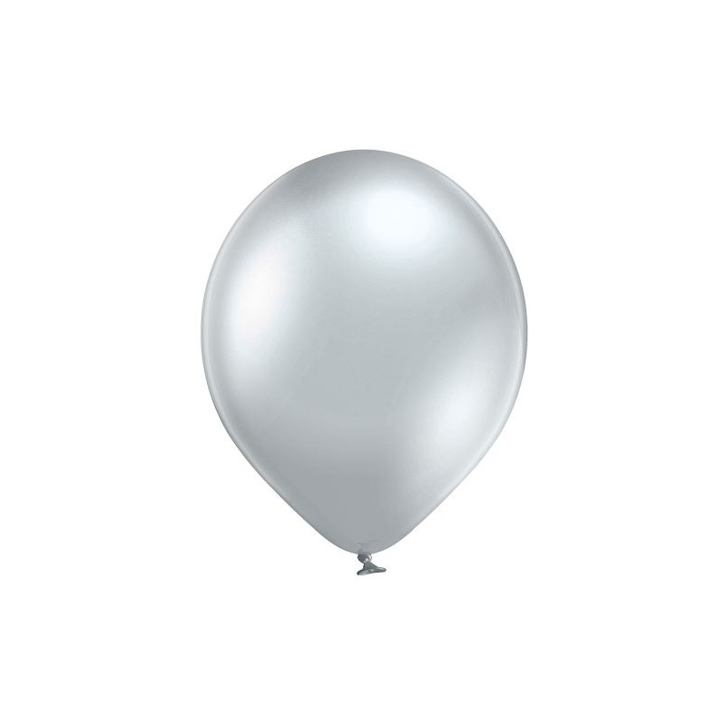 Balon Belbal Glossy D5 Silver (5'', 12cm) 100 szt