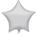 Balon,foliowy gwiazda met. srebro 48 cm