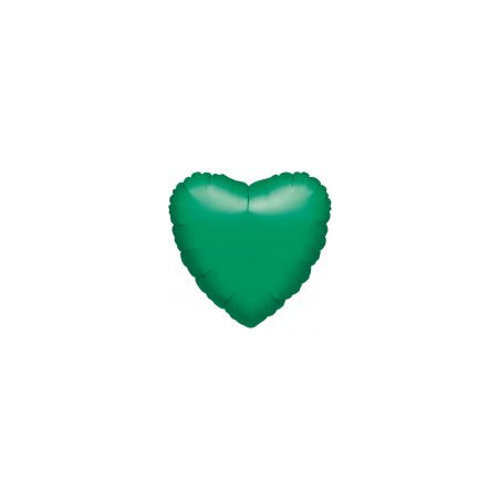 Balon foliowy "Serce- met.zielony" 43 cm