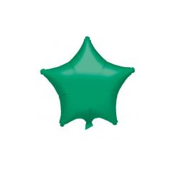 Balon, foliowy Gwiazda met.zieleń 48 cm