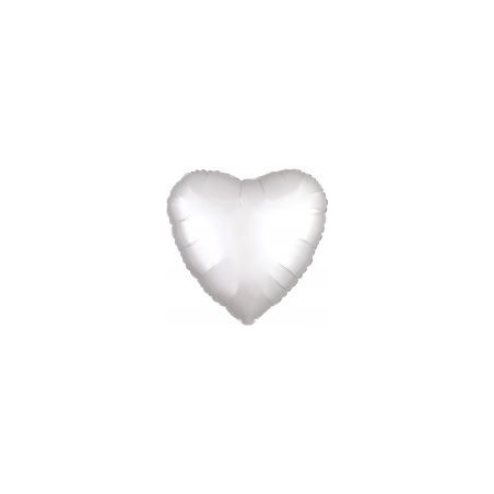 Balon foliwoy "Satin Luxe White" 43cm