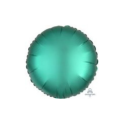 Balon foliowy, satyna - zielony 43 cm 1 szt.