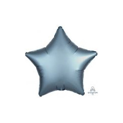 Balon foliowy gwiazdka "Satin Luxe Steel Blaue"