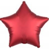 Balon foliowy gwiazda, "Satin Sangria Star"