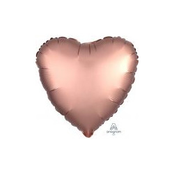 Balon foliowy serce- "Satin Luxe Rose Copper"